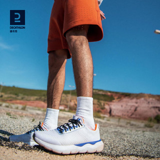 迪卡侬（DECATHLON）跑步鞋鞋男软底男女潮流休闲运动鞋男鞋 蓝白 42