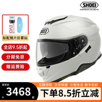 SHOEISHOEI GT-AirⅡ二代摩托车头盔摩旅双镜片全盔 WHITE 白色 M