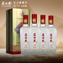 LU TAI CHUN 芦台春 三十陈酿 浓香型白酒52度500ml*4瓶 整箱装 (内含礼品袋)