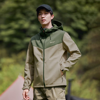 拓路者（Pioneer Camp）户外运动登山服男外套软壳衣加绒防风耐磨防雨水冬季徒步春秋款 深灰色 XL