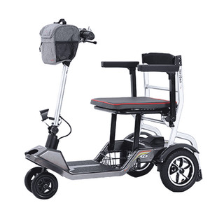 和美德F2D老年人电动车四轮残疾人代步车折叠超轻便携助力车电瓶车锂电 6AH锂电池+无刷电机