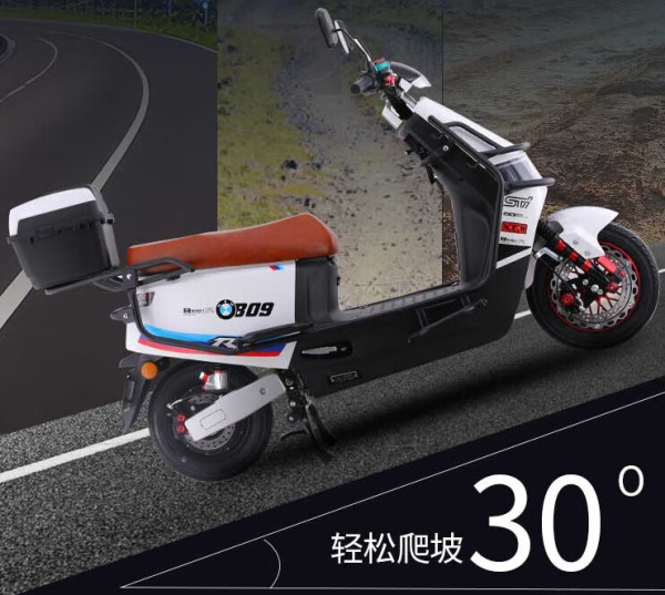 广爵1500w高速电动车nfc智能蓝牙长续航外卖电动轻便摩托车踏板电瓶车