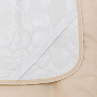 NITORI宜得利家居 透气床垫罩保护套可水洗防水保护垫 淡米色 单人