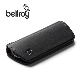 Bellroy澳洲Key Cover Plus第三代极简灵巧钥匙扣大牛皮保护套 墨黑色