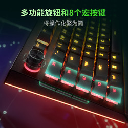 RAZER 雷蛇 黑寡妇蜘蛛V4专业版电竞电脑游戏机械键盘幻彩灯光腕托