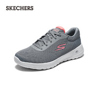 SKECHERS 斯凯奇 女士休闲鞋124635 灰色/粉红色/GYPK 35