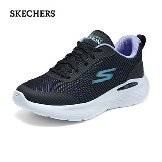 斯凯奇（SKECHERS）2024女子引跑者轻质缓震软弹跑鞋舒适支撑女鞋129441 白色/橙色/WOR 39.5