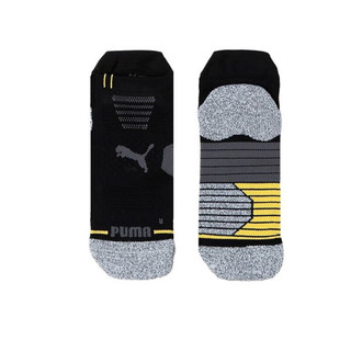 彪马（PUMA） 高尔夫球袜夏季透气 浅口袜隐形袜golf运动袜 男士短袜 85855902 黑色-杏黄色 3-5.5