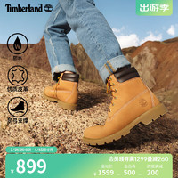 添柏岚（Timberland）女鞋踢不烂大黄靴户外防水偏小|A161G A161GW/小麦色 37 鞋内长：23CM