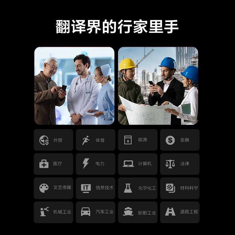 iFLYTEK 科大讯飞 双屏翻译机多国语言高端商务翻译随身出国旅游实时同声翻译英语日语离线