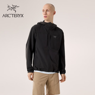 ARC’TERYX始祖鸟 GAMMA LIGHTWEIGHT HOODY 防风 男子 软壳夹克 Black/黑色 M