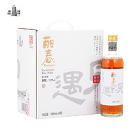 Recheers 丽春 塔牌遇见六年丽春500ml*6瓶整箱装花雕酒半甜特型黄酒绍兴产黄酒