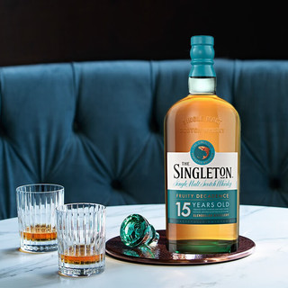 苏格登（Singleton）达夫镇  15年 苏格兰 单一麦芽威士忌 700mL 