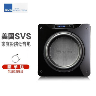 SVSOUND美国SVS SB16 Ultra超重低音炮有源音响家用客厅家庭影院大功率16寸密闭 木纹