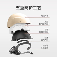 雅迪电动车优选3C认证头盔E1防护舒适透气电瓶车春夏盔