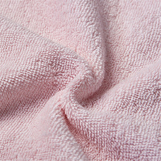 Uchino 内野 纯棉5A级抑菌臻柔系列方面浴组合纯棉毛巾家用柔软吸水亲肤 粉色