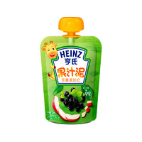 Heinz 亨氏 水果泥婴儿幼儿6个月营养辅零果泥吸吸袋120g