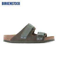 Birkenstock 勃肯软木拖鞋男女款外穿绒面魔术贴拖鞋Uji系列