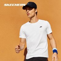 SKECHERS 斯凯奇 速干GODRI男短袖T恤弹力透气上衣运动户外健身短袖