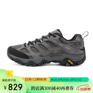 MERRELL 迈乐 迈乐户外徒步鞋男MOAB3 GTX低帮透气防水耐磨防滑登山鞋