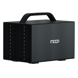 moge 魔羯 磁盘raid1 raid5阵列卡硬盘盒3.5英寸外置台式机笔记本串口四盘位硬盘柜 MC3687A