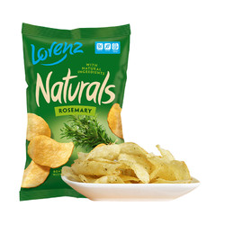 Lorenz 劳仑兹 德国劳仑兹进口膨化迷迭香风味薯片100g休闲零食薯条酥脆食品小吃