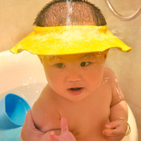 宝宝洗头神器小孩防水护耳硅胶洗发浴帽婴儿洗澡儿童洗头挡水帽子