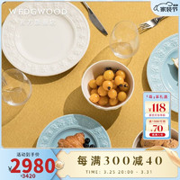 WEDGWOOD 欢愉假日蓝白六人食八人食餐具套组陶瓷餐具餐碗餐盘多人 欢愉假日六人食 18头