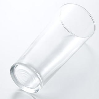 NITORINITORI宜得利家居简约钢化玻璃杯家用水杯2只装 425ml 透明 425ml