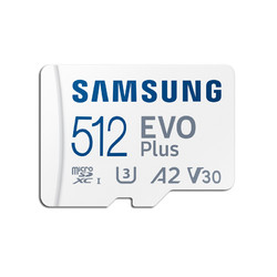 SAMSUNG 三星 MB-MC512KA Micro-SD存储卡 512GB（V30、U3、A2）