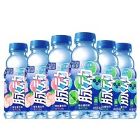 Mizone 脉动 青柠味桃子味400ml*6瓶维生素饮料补充维C低糖饮料