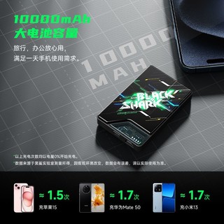 百亿补贴：BLACK SHARK 黑鲨 有线充电宝 移动电源10000mAh