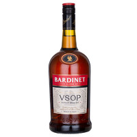 BARDINET 必得利 洋酒 法国原装进口 白兰地 VSOP 裸瓶 1L 1瓶