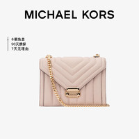 PLUS会员：MICHAEL KORS 迈克·科尔斯 WHITNEY系列 女士小号链条皮质单肩包 30F8GXIL1T187