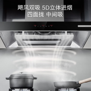 博世（BOSCH）【烟灶套装】5D环吸抽油烟机灶具套装26m³/min欧式油烟机4.5kW燃气灶DWF97CA21W+PGD72A31MP