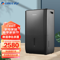 GREE 格力 除湿机/抽湿机家用 卧室办公室除湿器/净化器/干衣机多功能电DH25EPA1A 25L/天 20-40㎡