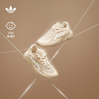 adidas 阿迪达斯 OZELIA EL C经典复古运动老爹鞋男小童阿迪达斯三叶草 沙棕/汉玉白/沙棕 31.5码