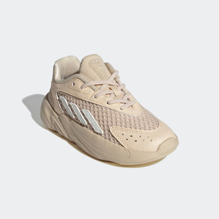 adidas OZELIA EL C经典复古运动老爹鞋男小童阿迪达斯三叶草 沙棕/汉玉白/沙棕 33.5码