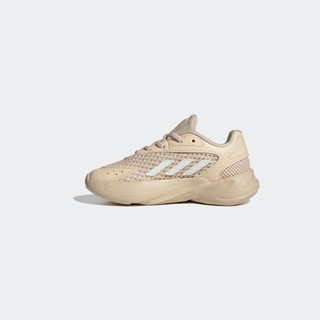 adidas OZELIA EL C经典复古运动老爹鞋男小童阿迪达斯三叶草 沙棕/汉玉白/沙棕 33.5码