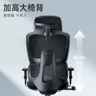 西昊M105人体工学椅电脑椅双背办公椅大腰枕电竞椅人工力学座椅 M105【大腰枕+宽头枕】