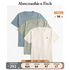 ABERCROMBIE & FITCH男装女装套装 24春夏3件装小麋鹿纯色短袖T恤 358480-1 多种颜色 XL (180/116A)