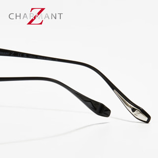 夏蒙（Charmant）Z钛系列镜架男商务半框眼镜架女ZT27061 GR GR-灰色