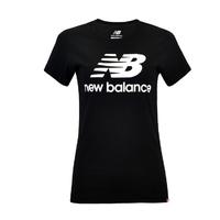 限尺码：new balance NB正品奥莱女士夏季显瘦简约黑色休闲运动纯棉圆领短袖T恤