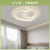 VVS 吸顶灯卧室房间主灯2024年新款现代简约智能超薄圆形书房灯具