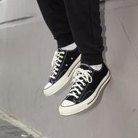 CONVERSE 匡威 Chuck 70男女款经典低帮帆布小黑鞋