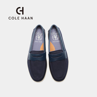 colehaan/歌涵 男鞋乐福鞋 24年春夏皮革商务休闲舒适单鞋男C39014 藏青-C39014 41.5