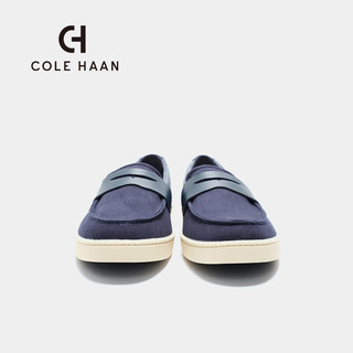 colehaan/歌涵 男鞋乐福鞋 24年春夏皮革商务休闲舒适单鞋男C39014 藏青-C39014 41.5