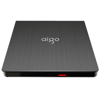 爱国者（aigo）8倍速 外置光驱 外置DVD刻录机 移动光驱 外接光驱 黑色(兼容Windows/苹果MAC双系统/G200)