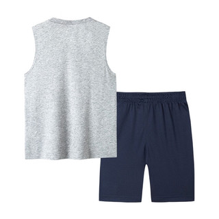 88VIP：NIKE 耐克 童装小童男童背心短裤2件套夏季儿童无袖T恤短裤运动套装