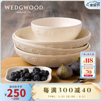 WEDGWOOD 威基伍德欢愉假日餐碗陶瓷饭碗实用面碗中式米饭碗 欢愉假日象牙白22厘米碗 1头